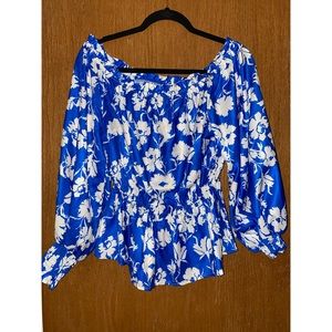 Pink Lily Boutique floral blouse